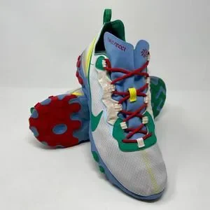 Nike React Element 55 SE Sneakers Mens 11 1/2 Blue White 2943 L.7.2 New Nike React Element 55 BQ6166-402 Men main image 3